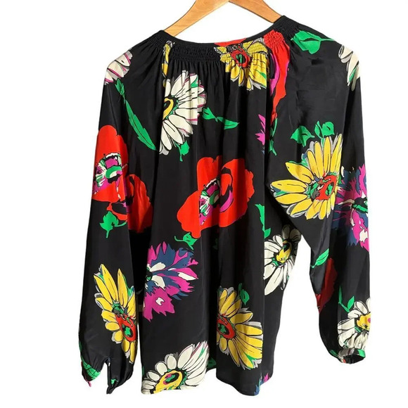 Tucker NYC The Classic Blouse Great Lawn Black Size S - Picture 5 of 7